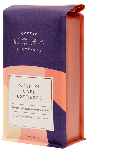 KCP Waikiki Cafe Espresso Blend – Kona Coffee Purveyors